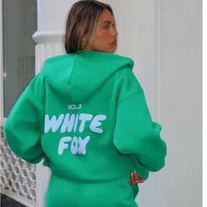 White Fox Boutique Green Pullover Hoodie